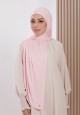 AFRAH INSTANT SHAWL  TIE BACK IN PINK
